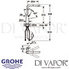 Grohe Essence Single-Lever Sink Mixer Kitchen Tap Dimensions